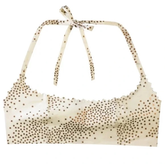 NWT Pilyq City Of Stars Reversible Bikini Top Sz. M - Picture 6 of 7